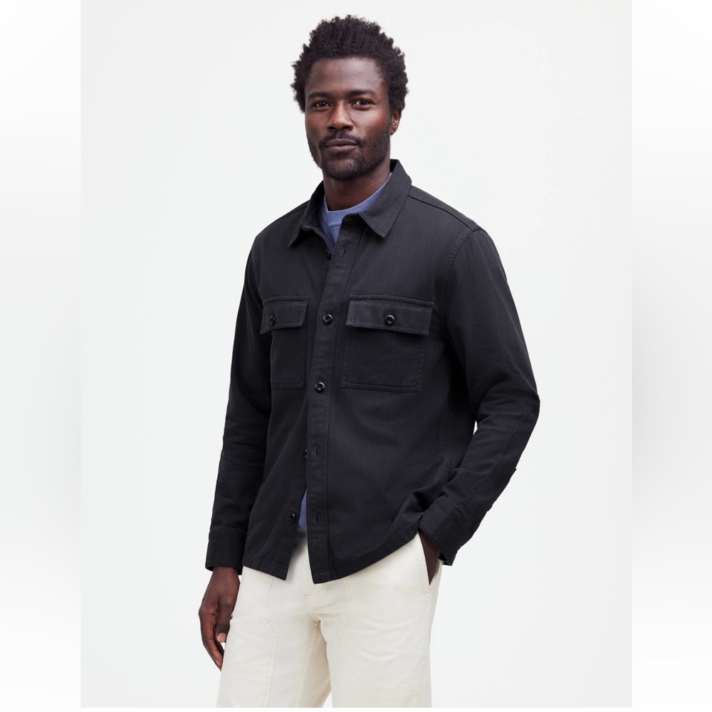 Madewell Garment-Dyed Straight-Hem Work Shirt